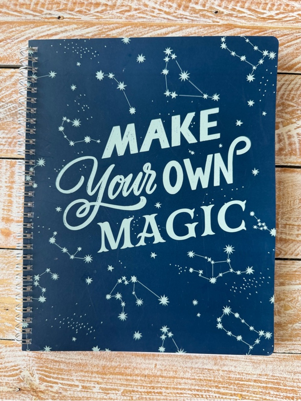 ✨ Make Your Own Magic! Spiral Weekly Planner Notebook Constellation Cover ✨ 🆕